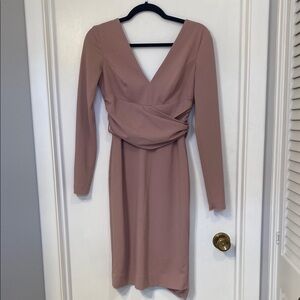 Dress the Population Long Sleeve Dress